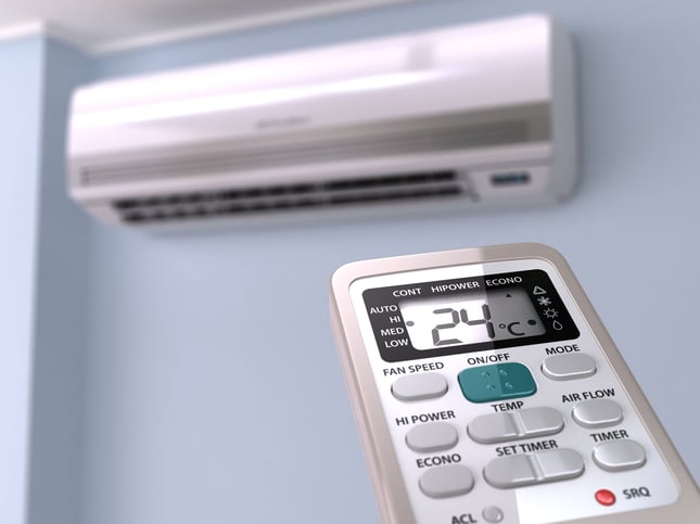 temperatura correcta de aire acondicionado